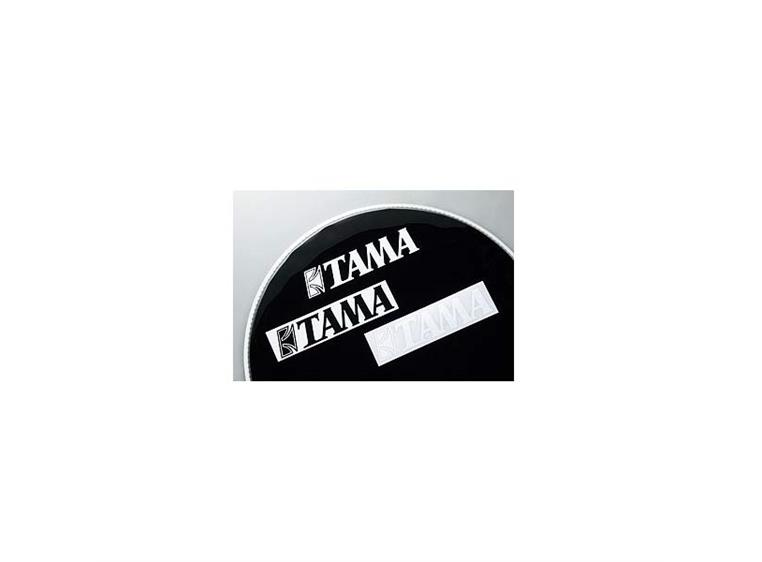Tama Klistremerke hvit logo - TLS100 WH